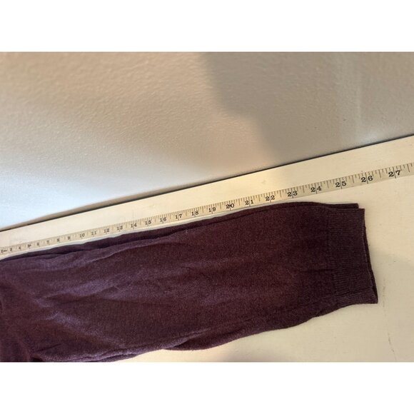 Weatherproof Vintage Mens Sweater Maroon Cashmere Cotton V-Neck Lightwt Luxury - Picture 7 of 10